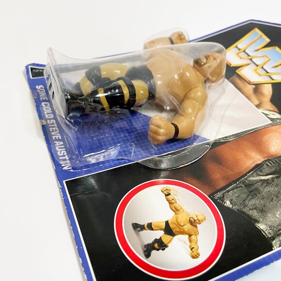 WWE Retro Series 2 Stone Cold Steve Austin Mattel 2017 New in Damaged Package - Picture 5 of 7